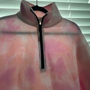 PINK Victoria's Secret Tie-Dye Sweatshirt - Pink and Orange